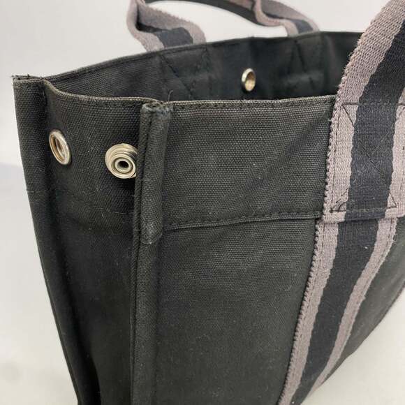 Hermes Fourre-Tout PM Canvas Tote Bag, Black, for Men and Women - Picture 8 of 11